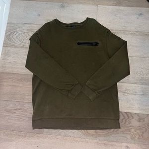 Mens American Eagle Crewneck With Chest Pocket